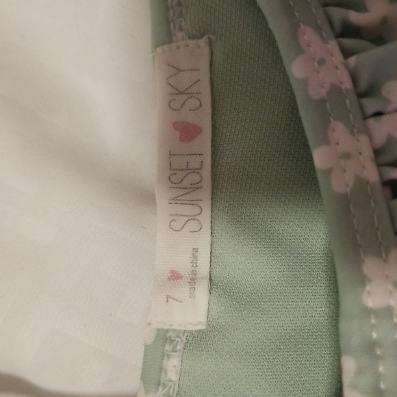 Sunset Sky girls size 7 Swimsuit - Picture 3 of 5